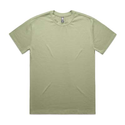 The AS Colour Heavy Tee is a heavyweight 280gsm cotton tee. Boxy, oversized fit with dropped shoulders. 16 colours. S - 3XL. Great branded heavy tees.
