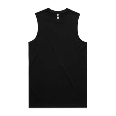 The AS Colour Staple Tank is a midweight 180gsm cotton sleeveless tank. Black or White. S - 3XL. Great branded singlets from AS Colour.