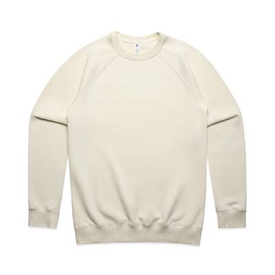 The AS Colour Supply Crew is a midweight entry level sweatshirt.  Raglan sleeves, ribbed cuffs.  S - 5XL.  Available in 11 colours ready to add your branding.