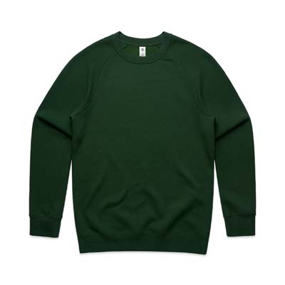 The AS Colour Supply Crew is a midweight entry level sweatshirt.  Raglan sleeves, ribbed cuffs.  S - 5XL.  Available in 11 colours ready to add your branding.