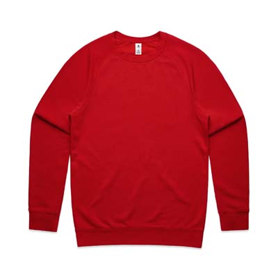 The AS Colour Supply Crew is a midweight entry level sweatshirt.  Raglan sleeves, ribbed cuffs.  S - 5XL.  Available in 11 colours ready to add your branding.