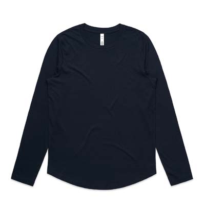 The AS Colour Maple Curve Long Sleeve tee is a midweight 180gsm cotton tee.  5 colours.  XS - 2XL.  Great branded long sleeve tees.
