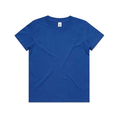 The AS Colour Kids Staple Tee is a 180GSM, 100% combed cotton kids tee. Available in 23 colours. Sizes 2 - 6. Great branded printed tees for kids.