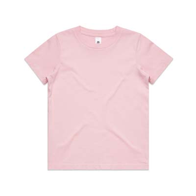 The AS Colour Kids Staple Tee is a 180GSM, 100% combed cotton kids tee. Available in 23 colours. Sizes 2 - 6. Great branded printed tees for kids.