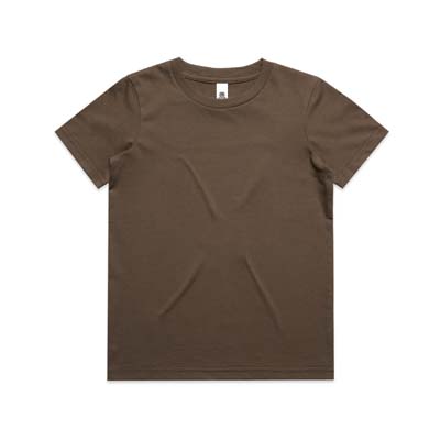 The AS Colour Kids Staple Tee is a 180GSM, 100% combed cotton kids tee. Available in 23 colours. Sizes 2 - 6. Great branded printed tees for kids.