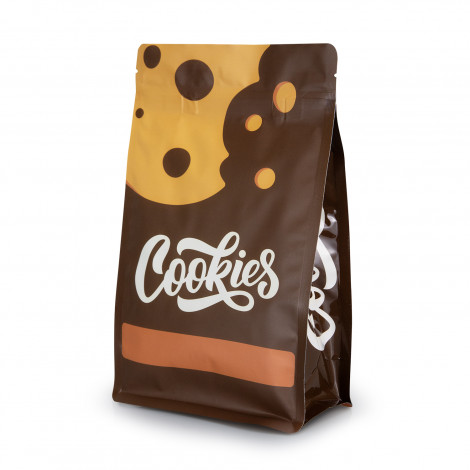 The TRENDS Foil Flat Bottom pouch is a small pouch with resealable zip lock closure. Matt or gloss finish and can include window. Full colour branding.