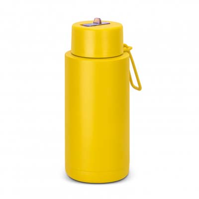 The TRENDS Aura Vacuum Bottle 1litre is a lightweight, durable, double wall stainless steel bottle.  12 colours.  Full bottle print available & engraving.