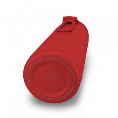Description Stay hydrated on the go with the double wall stainless steel TRENDS Aura 600ml Vacuum Bottle. Lightweight and durable it features a flip-valve sipper that conveniently folds into the lid, and a practical silicone carry-loop strap. The unique stainless steel inner straw is functional with the added benefit of reducing the use of plastic components. With a matte powder coated finish and a stunning range of vibrant colours, the Aura bottle is designed to easily fit into backpacks and most car cup holders - your perfect companion for work, home, or the gym.