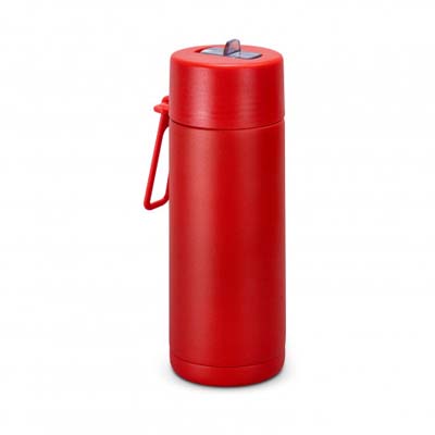 Description Stay hydrated on the go with the double wall stainless steel TRENDS Aura 600ml Vacuum Bottle. Lightweight and durable it features a flip-valve sipper that conveniently folds into the lid, and a practical silicone carry-loop strap. The unique stainless steel inner straw is functional with the added benefit of reducing the use of plastic components. With a matte powder coated finish and a stunning range of vibrant colours, the Aura bottle is designed to easily fit into backpacks and most car cup holders - your perfect companion for work, home, or the gym.