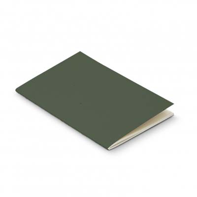 The Terra Recycled Paper Soft Cover Notebook is an a5 soft cover notebook made from certified recycled paper.  2 colours.  32 pages.  Print front or back with your logo.