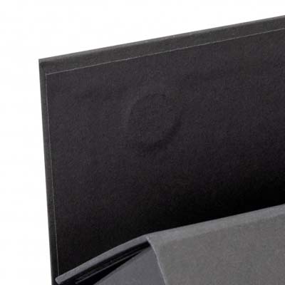 The TRENDS Malbec Wine Gift box is a 150gsm black card, side opening wine box with magnetic closure. 1 colour print available
