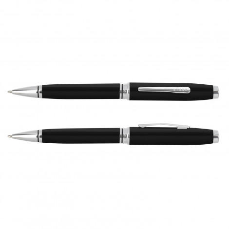 The Cross Coventry Ballpoint Pen blends timeless design with exceptional craftmanship. Available in Black. Printing and engraving available.
