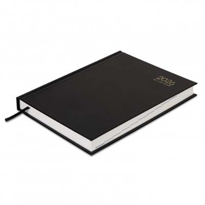 The Collins A5 Daily Diary is always a firm favourite.  Textured hard cover, week to view format.  Multiple branding options available including foil printing.