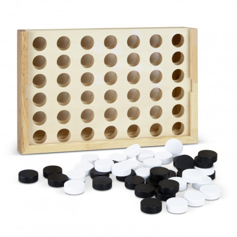 The TRENDS Natura Quattro Wooden Game is a stylish 4 in a row game.  Modern take on a classic favourite.  Engraving or print available.