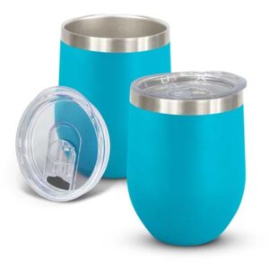 The TRENDS Cordia Vacuum Cup - Powder Coated is a 300ml double wall, vacuum insulated coffee cup. 14 colours. Great branded stainless steel drinkware.