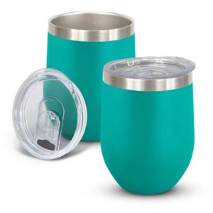 The TRENDS Cordia Vacuum Cup - Powder Coated is a 300ml double wall, vacuum insulated coffee cup. 14 colours. Great branded stainless steel drinkware.
