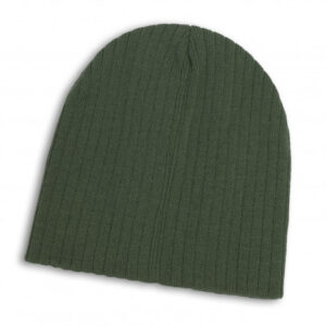 The TRENDS Nebraska Cable Knit Beanie is a stylish beanie made from acrylic yarn. 20 colours.  Great embroidered beanies for your brand.