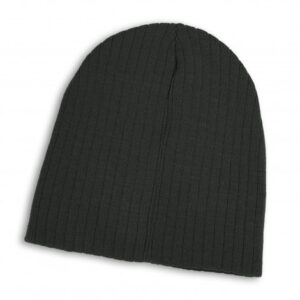 The TRENDS Nebraska Cable Knit Beanie is a stylish beanie made from acrylic yarn. 20 colours.  Great embroidered beanies for your brand.