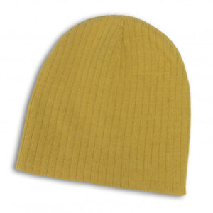 The TRENDS Nebraska Cable Knit Beanie is a stylish beanie made from acrylic yarn. 20 colours.  Great embroidered beanies for your brand.