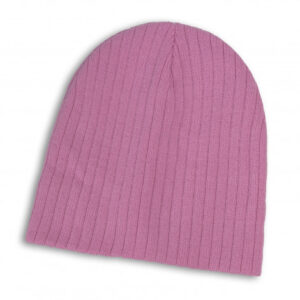 The TRENDS Nebraska Cable Knit Beanie is a stylish beanie made from acrylic yarn. 20 colours.  Great embroidered beanies for your brand.