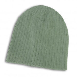 The TRENDS Nebraska Cable Knit Beanie is a stylish beanie made from acrylic yarn. 20 colours.  Great embroidered beanies for your brand.