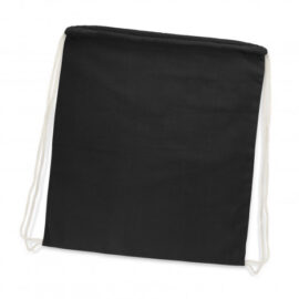 The Trends Cotton Drawstring Backpack is manufactured from 120gsm cotton.  6 colours.  Great branded eco drawstring backpacks.