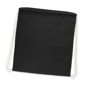 The Trends Cotton Drawstring Backpack is manufactured from 120gsm cotton. 6 colours. Great branded eco drawstring backpacks.