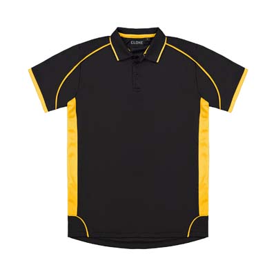 CLOKE-MPP-Matchpace-Kids-Polo-Black-Gold-F
