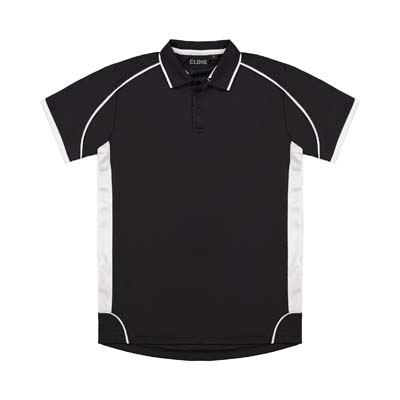 CLOKE-MPP-Matchpace-Polo-Black-White-F