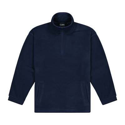 CLOKE-PTN-Half-Zip-Fleece-Navy-F