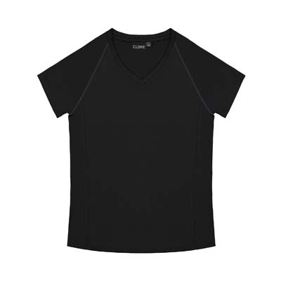 CLOKE-XTG-Performance-Womens-Tee-All-Black-F