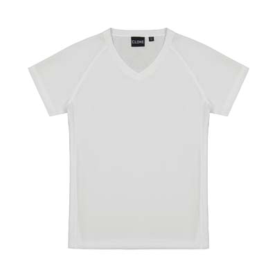CLOKE-XTG-Performance-Womens-Tee-White-F