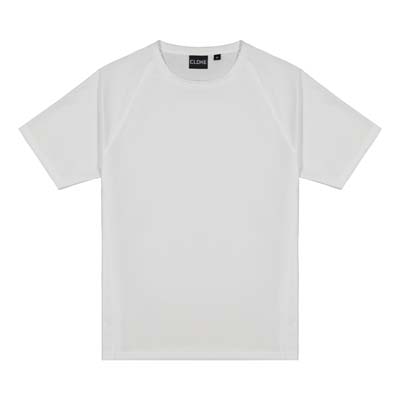 CLOKE-XTTK-Performance-Mens-Tee-White-F