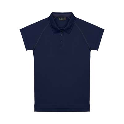 CLOKE-XTW-Performance-Womens-Polo-All Navy-F