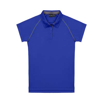CLOKE-XTW-Performance-Womens-Polo-Deep Royal-F
