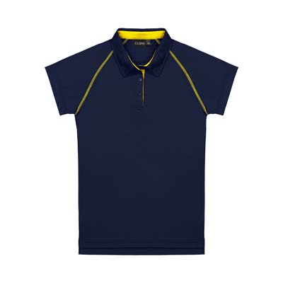 CLOKE-XTW-Performance-Womens-Polo-Navy-Gold-F