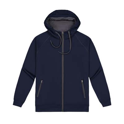 CLOKE-XTZK-Performance-Zip-Kids-Hoodie-Navy-Grey-F
