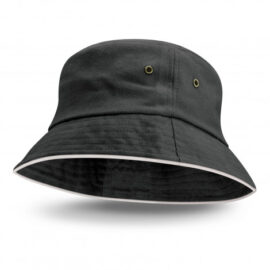 The TRENDS Bondi Bucket Hat is a premium cotton twill bucket hat with white trim & sweatband. 5 colours available. UPF50. Multiple branding options.