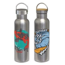 The TRENDS Nomad Deco Vacuum Bottle Stainless is a 650ml double wall, vacuum insulated stainless steel bottle. Multiple branding options.