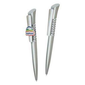 The TRENDS Infinity Pen is a eye catching plastic ballpoint pen. Shiny Chrome trim. tractable spring mechanism. 15 colours. Great promo pens with a difference.