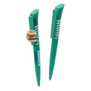 The TRENDS Infinity Pen is a eye catching plastic ballpoint pen. Shiny Chrome trim. tractable spring mechanism. 15 colours. Great promo pens with a difference.
