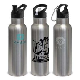 The TRENDS Nomad Vacuum Bottle - Stainless is a 650ml double wall, vacuum insulated stainless steel drink bottle. 3 lid styles. Great branded drink bottles.