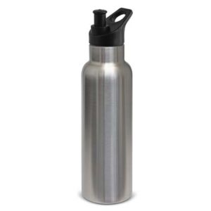 The TRENDS Nomad Vacuum Bottle - Stainless is a 650ml double wall, vacuum insulated stainless steel drink bottle. 3 lid styles. Great branded drink bottles.