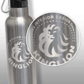 The TRENDS Nomad Vacuum Bottle - Stainless is a 650ml double wall, vacuum insulated stainless steel drink bottle. 3 lid styles. Great branded drink bottles.