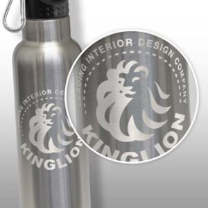 The TRENDS Nomad Vacuum Bottle - Stainless is a 650ml double wall, vacuum insulated stainless steel drink bottle.  3 lid styles.  Great branded drink bottles.