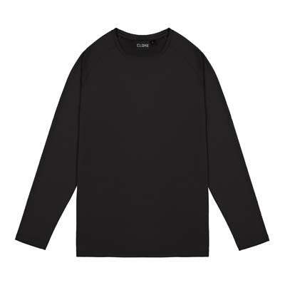 CLOKE-SLM-LS-Tee-Black-F