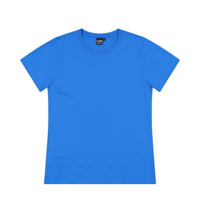 CLOKE-T203-Silhouette-Womens-Tee-Aqua-F