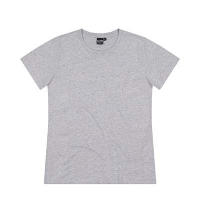 CLOKE-T203-Silhouette-Womens-Tee-Grey-Marle-F