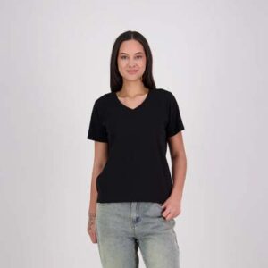 Womens V neck tee V2 - T204