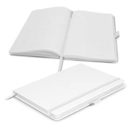 The TRENDS Kingston Notebook is a medium size, A5 notebook. Hard cover.  80 leaves.  Multiple branding options available for your logo.